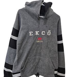 Men's Vintage Made In U.S.A. Ekco Graphic Skateboard Hoogie, Size XL